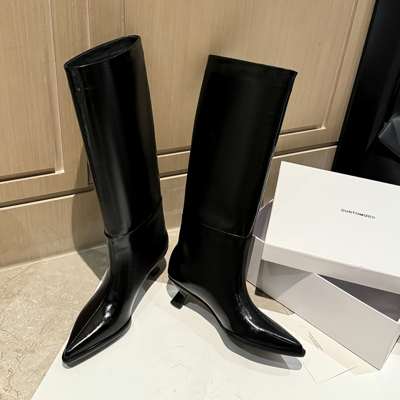 QUTAA Fashion News Damskie koz – Women'S Fashion Knee High Boots recenzja i cena