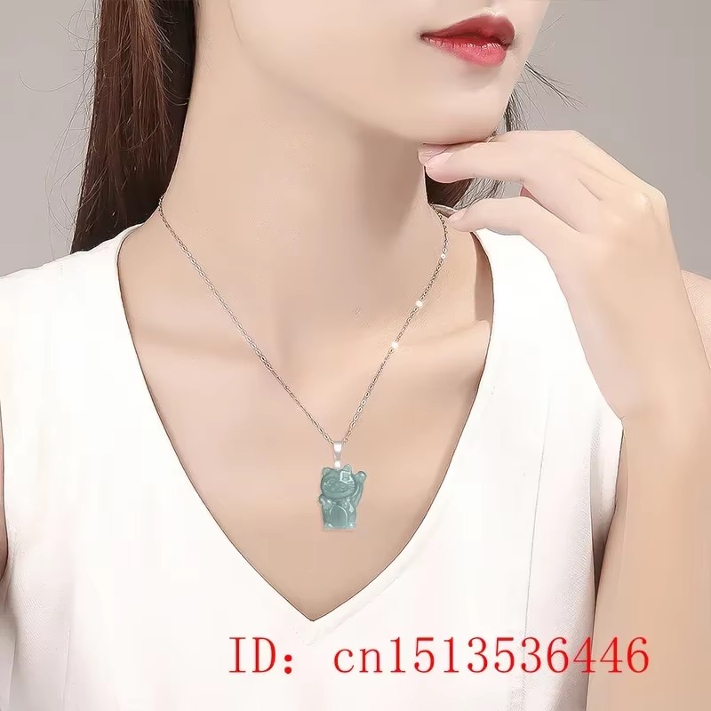 Birmański niebieski jadeit kot – Women'S Fashion Jewellery recenzja i cena