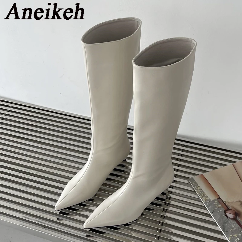 Damskie retro zamszowe kozaki  – Women'S Fashion Knee High Boots recenzja i cena