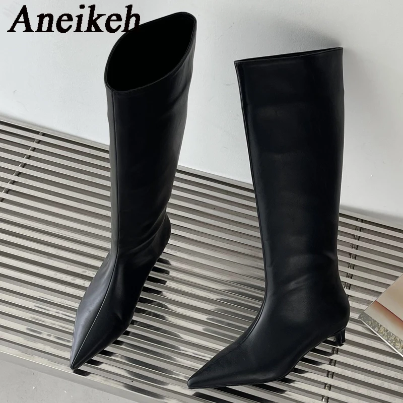 Damskie retro zamszowe kozaki  – Women'S Fashion Knee High Boots recenzja i cena